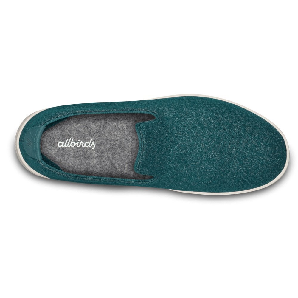 Allbirds Men\'s Wool Loungers - Slip-Ons Green - DLT918520